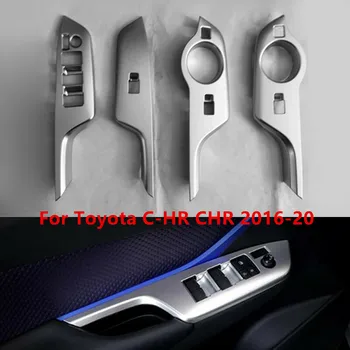 

Accessory Window Lift Switch Cover Replacement 4pcs Car Door Handle High Quality