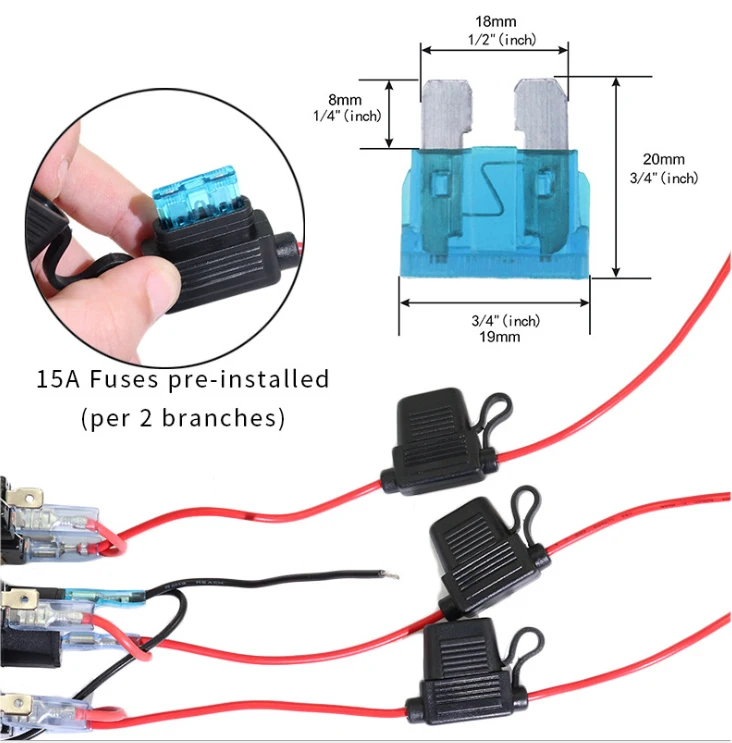 Морской 12 V-24 V DC 5 Gang морской катер автомобиля цепи RV светодиодный переключатель кулисный переключатель Панель с зеленым Вольтметр для автомобилей класса RV лодка