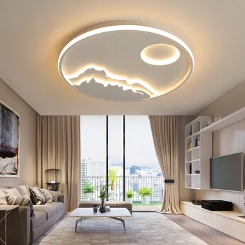 

Led Ceiling Lights RC Modern Led Ceiling Lamp New Arrival Round Dimmable Modern for Living Room Bedroom Study Room White Color