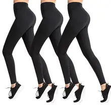 3 шт., женские повседневные штаны длиной до лодыжки, спортивные штаны, брюки для хип-лифтинга, колготки, уличные штаны для бега