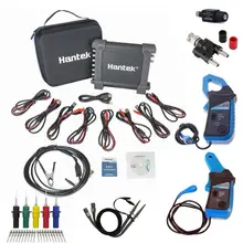 Hantek1008c usb escopo automático/daq/8ch, gerador de diagnóstico de carro, teste, braçadeira atual, osciloscópio