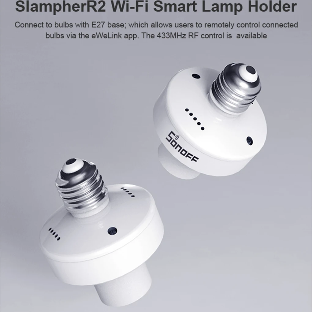 SONOFF Slampher R2 держатель лампы E27 WiFi беспроводной смарт светильник с поддержкой