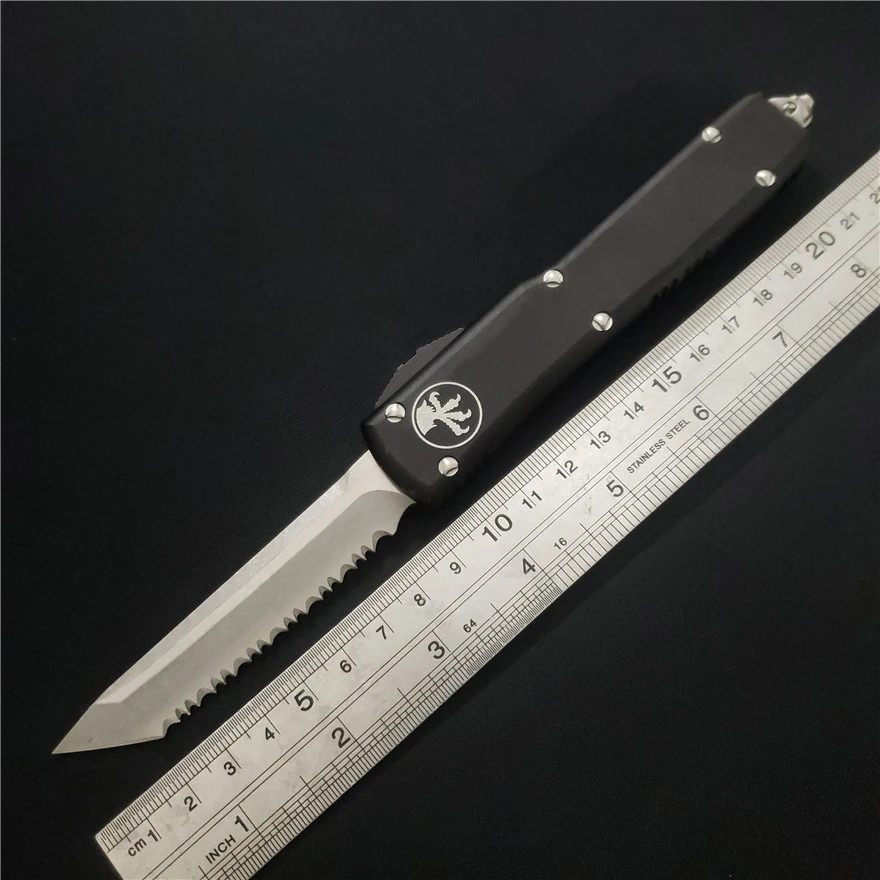 

Gryan Store MiRo-UN Fixed Blade Knives D2 Blade Alloy Handle Outdoor Survival Tactical Camping Pocket Knife Utility EDC Tools
