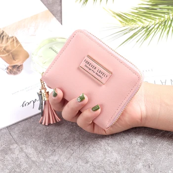 

Multifuncation Wallet Women Small Zipper Women Purse Short Brand Designer Coin Purse Mini Ladies Wallet Girl Card Purse