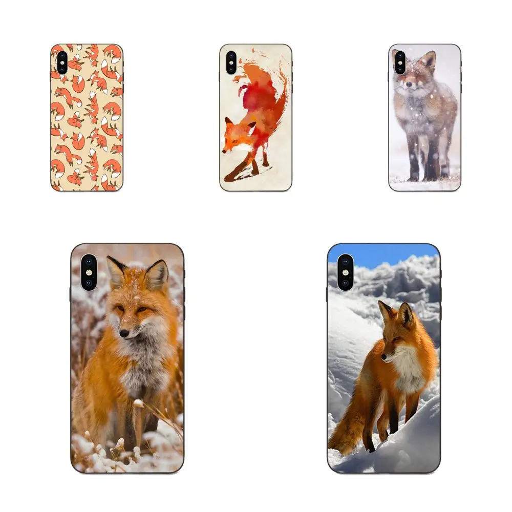 

For Xiaomi Redmi Note 3 3S 4 4A 4X 5 5A 6 6A 7 7A K20 Plus Pro S2 Y2 Y3 Soft Case Mobile Lonely Winter Fox