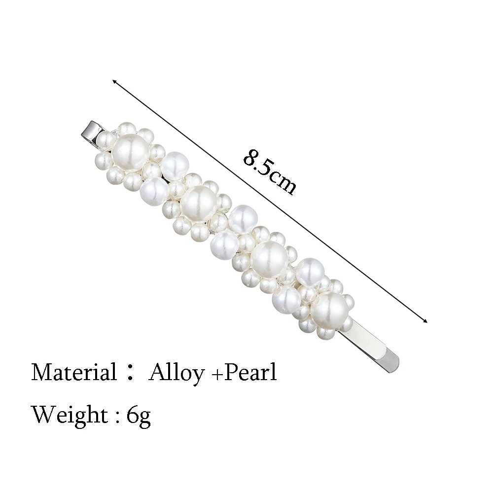 Pearl-2 1 шт. популярные корейские модные имитирующие жемчужные Заколки Для Волос Заколки для женщин и девушек ручной работы жемчужные цветы заколки для волос аксессуары для волос - Цвет: Pearl-2