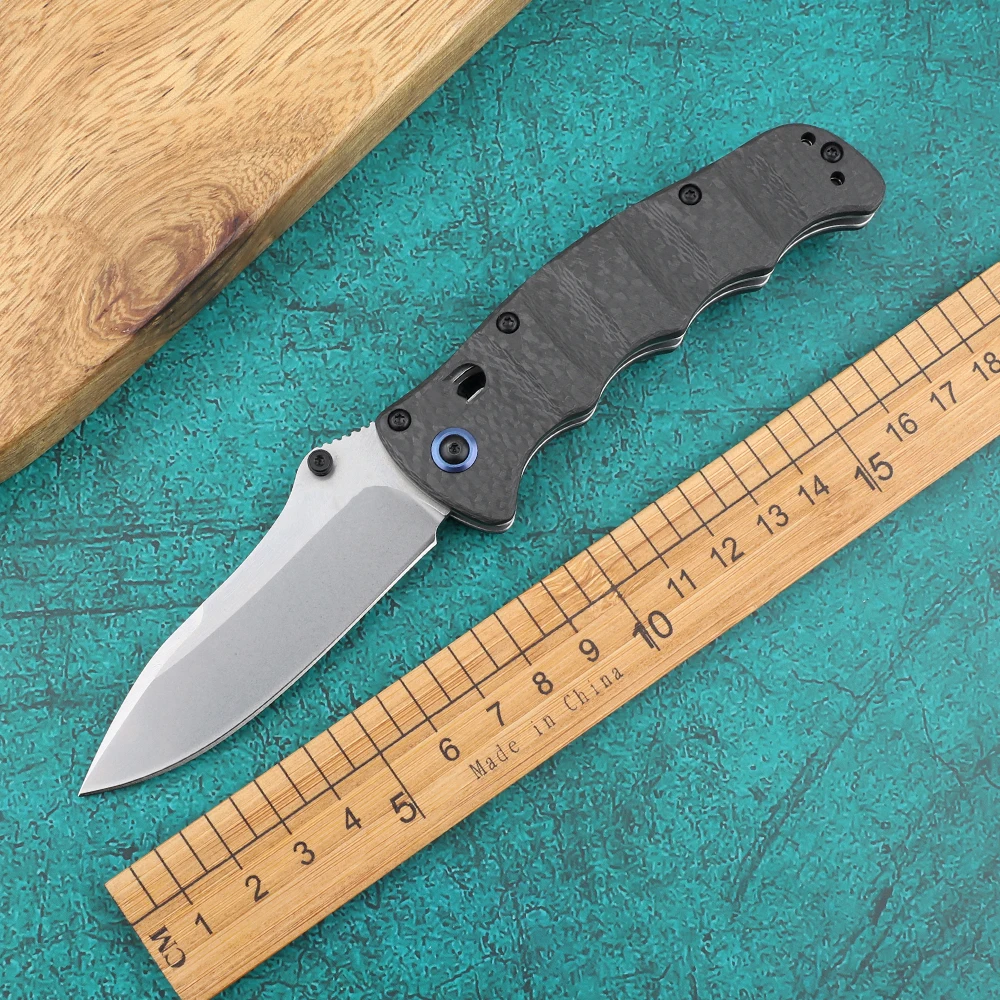 BM484 484S 1 M390 карманный складной нож из углеродного волокна для охоты выживания