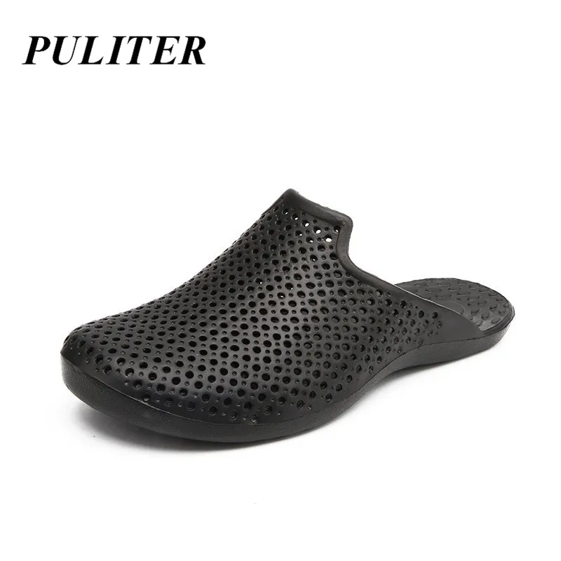 

Fashion Men Sandals Summer Mens Slippers Water Beach Shoes Casual Breathable Home Slippers Men Flip-Flops Big Size Tenis PUTILER