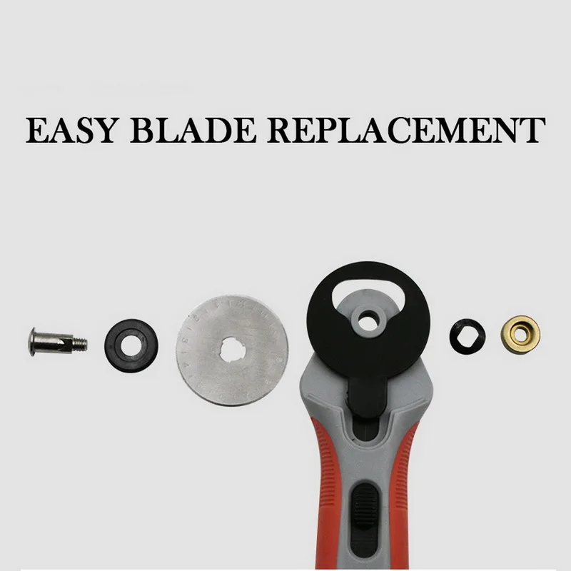 45mm Rotary Cutter Spare Blades Fit Olfa Dafa Fiskars Rotary Cutter Fabric Paper Circular Cutting Patchwork Craft Leather
