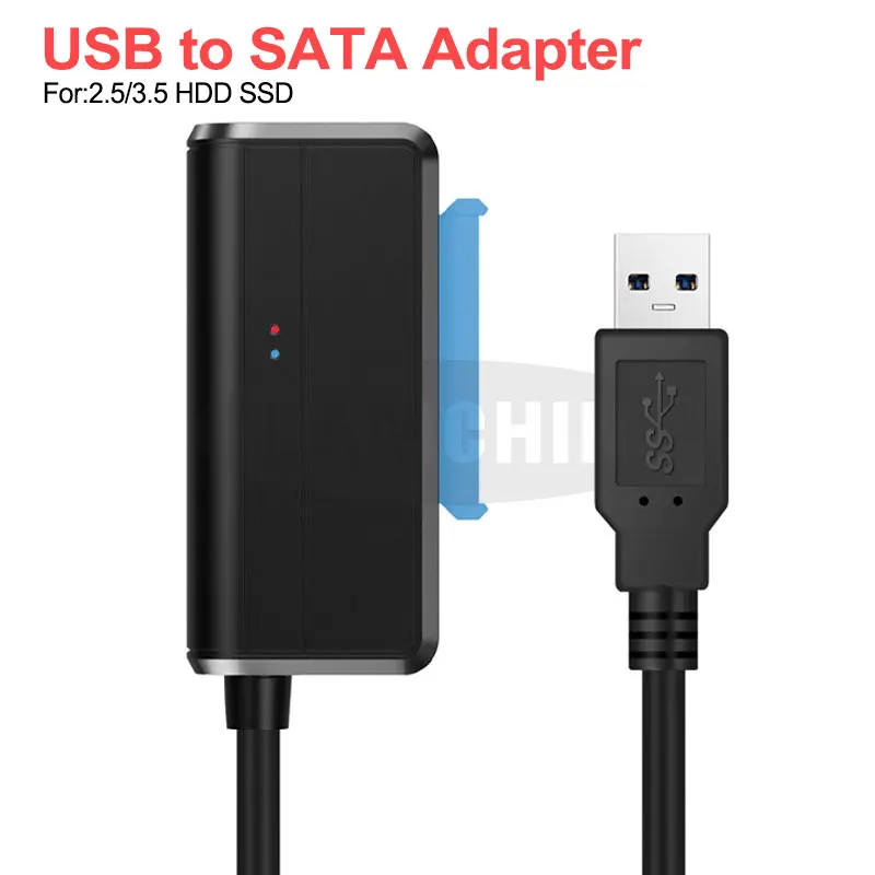 Адаптер Sata к USB кабель 3 0 для внешнего жесткого диска 2 5 или дюйма 22 Pin SATA III |