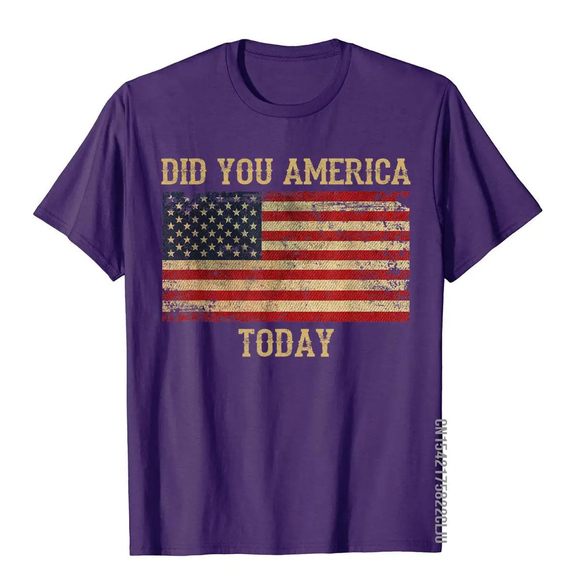 DID YOU AMERICA TODAY T-SHIRT T-Shirt__97A2047purple
