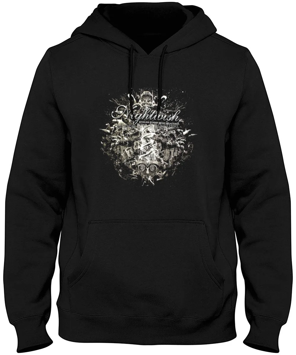

Nightwish Endless Forms Most Beautiful Black Symphonic Metal Floor O Neck Short Sleeve Hoodies & Sweatshirts