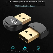 USB Bluetooth Dongle адаптер 5,0 для ПК Компьютерная Колонка Беспроводная мышь Bluetooth музыкальный аудио приемник передатчик