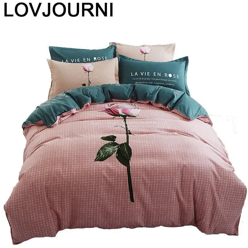 Individual Luxury Ropa Fundas Nordicas Kids Parure Lit Colcha De Cama Casal Bedding Cotton Bed Linen Sheet And Quilt Cover Set | Дом и сад