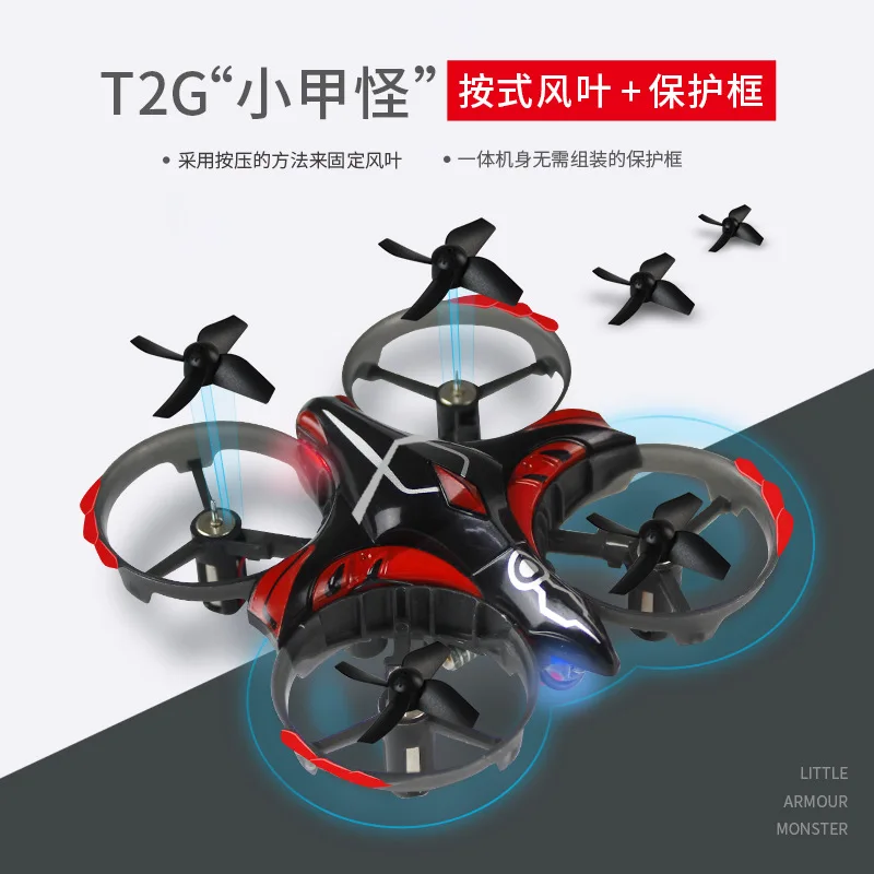

Taaiwt2 G 2.4G Remote Control Small Four-axis Infrared Interactive Sensing One-Button Take-off Light Induction Vehicle