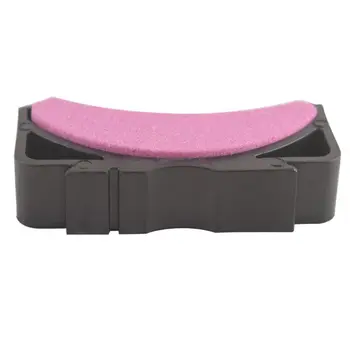 

6pcs Fast Grinding Chain Stone Chainsaw Sharpener Saw Chain Sharpening Tool Pink Crescent Shape