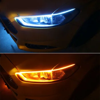 

LED Turn Signal Light Strip Daytime Running Light Turn Signal 45cm Soft