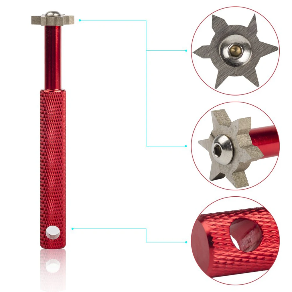 Гольф точилка Гольф клуб канавок заточка инструмент Гольф заточка для клюшки голова сплав 4 цвета