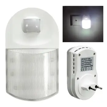 

Infrared Motion Sensor 9 LED Night Light Home Hallway Bedroom Wall Lamp with EU Plug