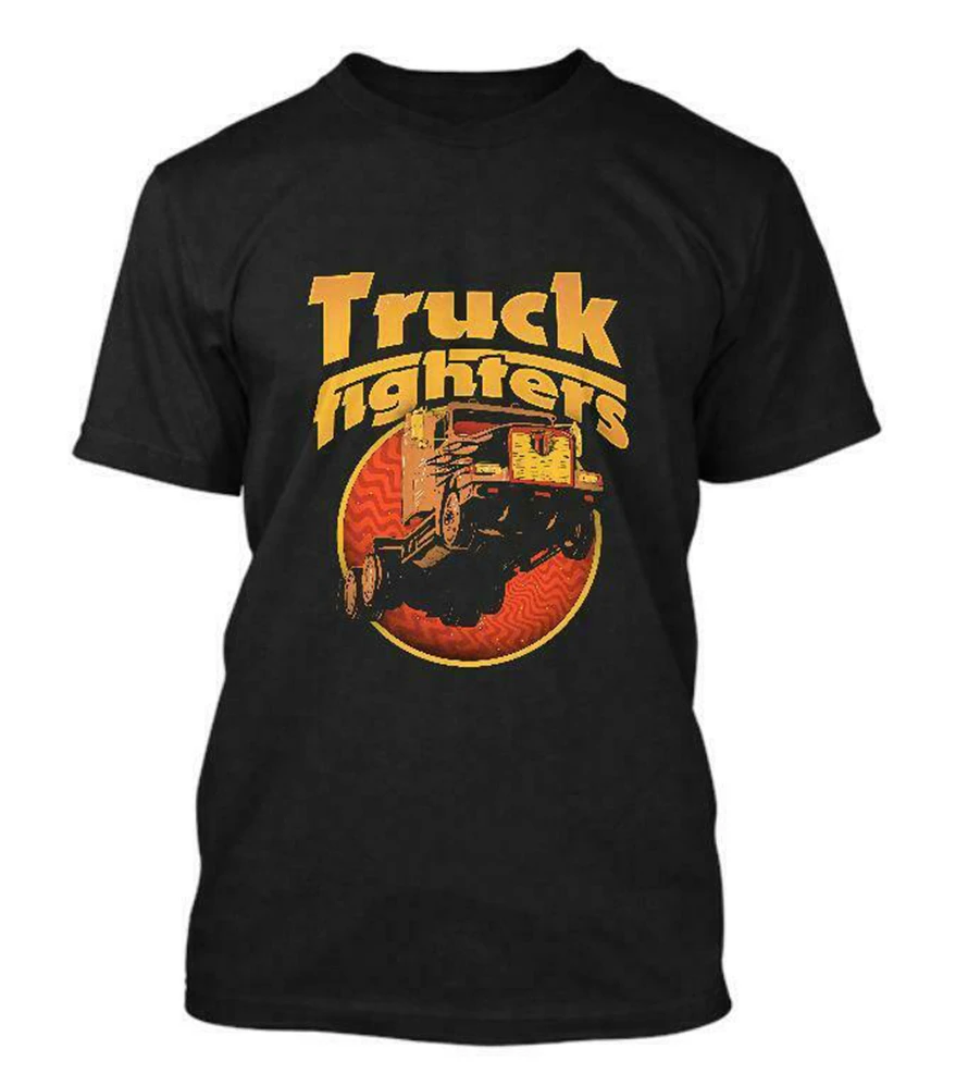 Truckfighers тяжелый металл Psychedelic рок группа черный размер США футболка En1 новая