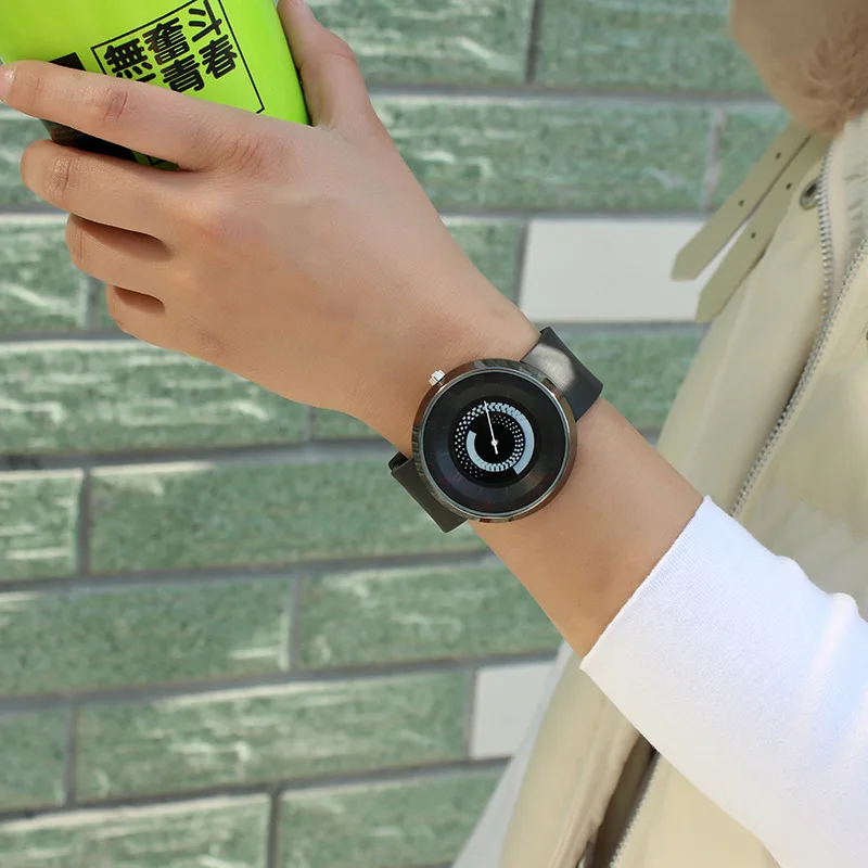 

Hot Sales Silicone Watch Korean-style Trend Fashionable Watch Single Needle Turntable Couple Watches
