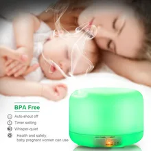 remote control aromatherapy night light ultrasonic mute aromatherapy machine New 300ml essential oil aroma humidifier