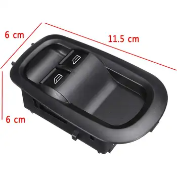 

LHD Door Double Window with Light Switch Drivers Side For Ford Transit MK8 Custom 2014 2015 2016 2017 2018 2019+ GK2T 14A132 CA