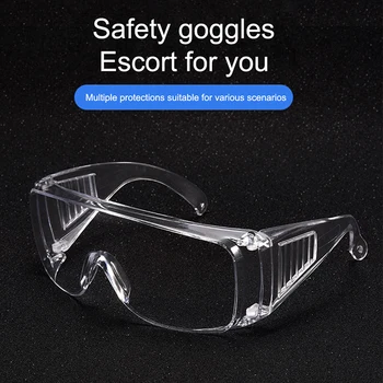 

Protective Goggles Dustproof windproof sand Workplace Lab Safety Transparent Glasses Eye Protection Eye Splashproof Droplets