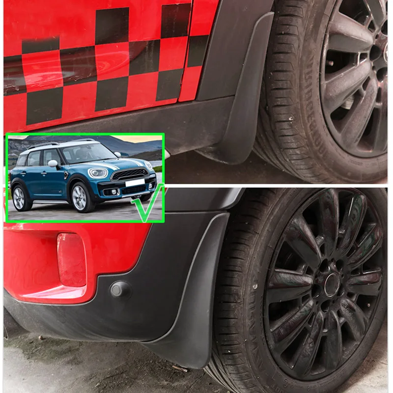 Набор литых автомобильных брызговиков для Mini Countryman 2 F60 Брызговики крыло брызговиков Стайлинг