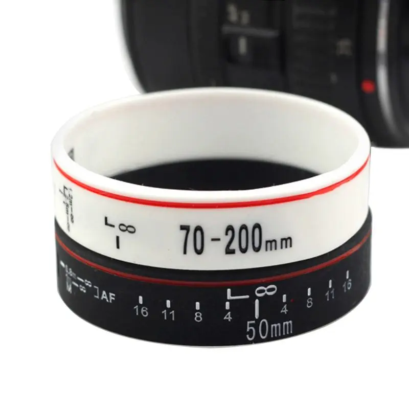 Модные Силиконовые Объективы для камеры браслет для фотографа браслет для камеры Canon Аксессуары для фотостудии унисекс подарки для любимых