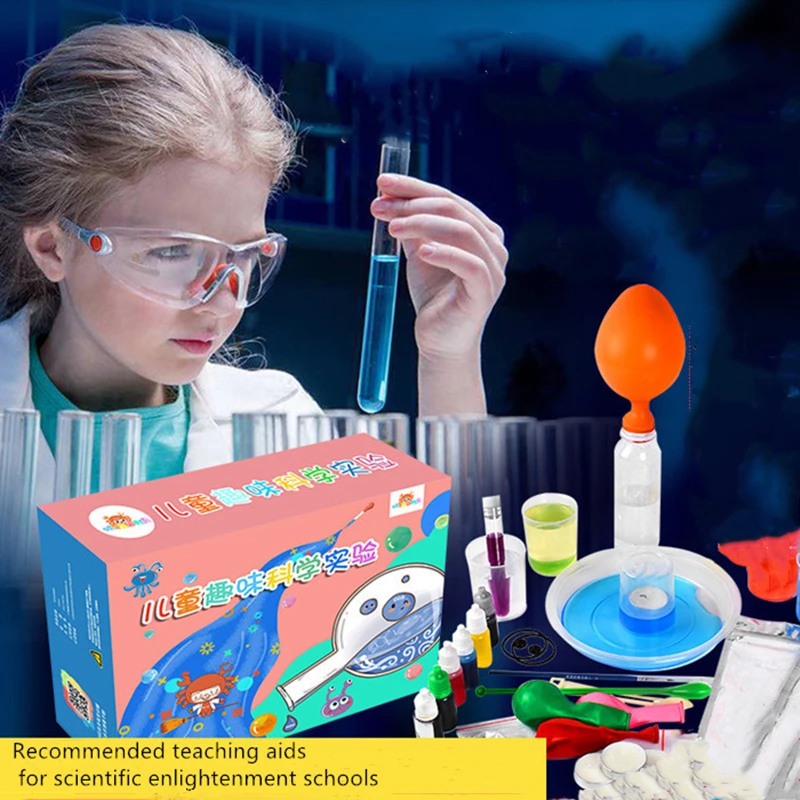 

Fun science experiment toy set for children and toddlers Handmade Kindergarten Young STUDENT'S Physics Chemical Fun Science
