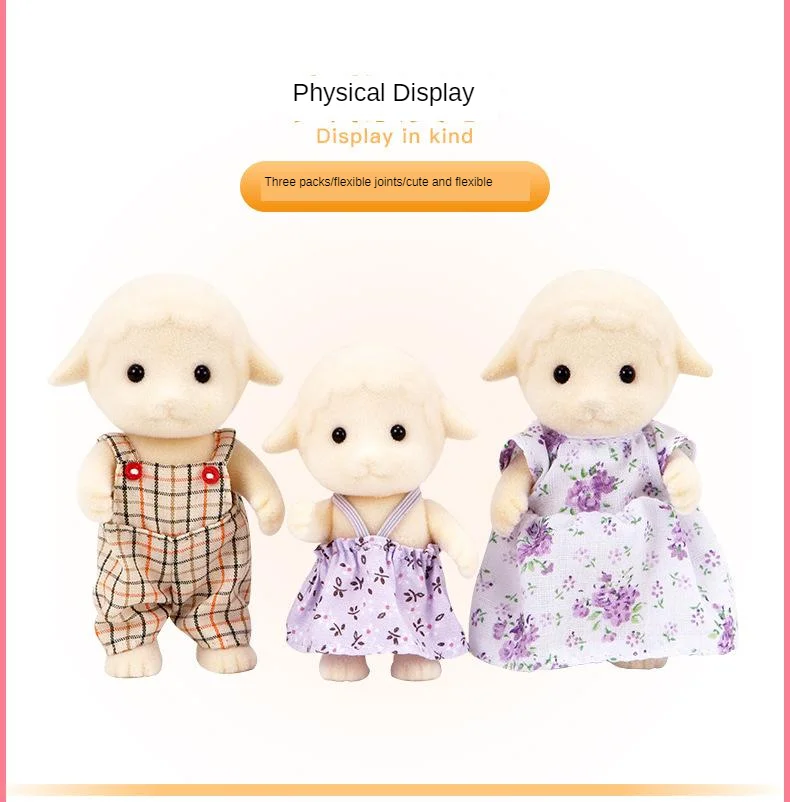Sylvanian Families Toy Sylvanian Families Sheep Family GIRL'S Play House Doll 5127