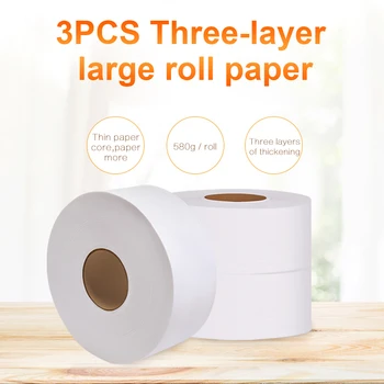 

1/2/3 Roll Toilet Paper Ultra Long 950 sheet Roll Tissue Roll Paper Towels For Home Kitchen Water Absorption Soft Papers 580g