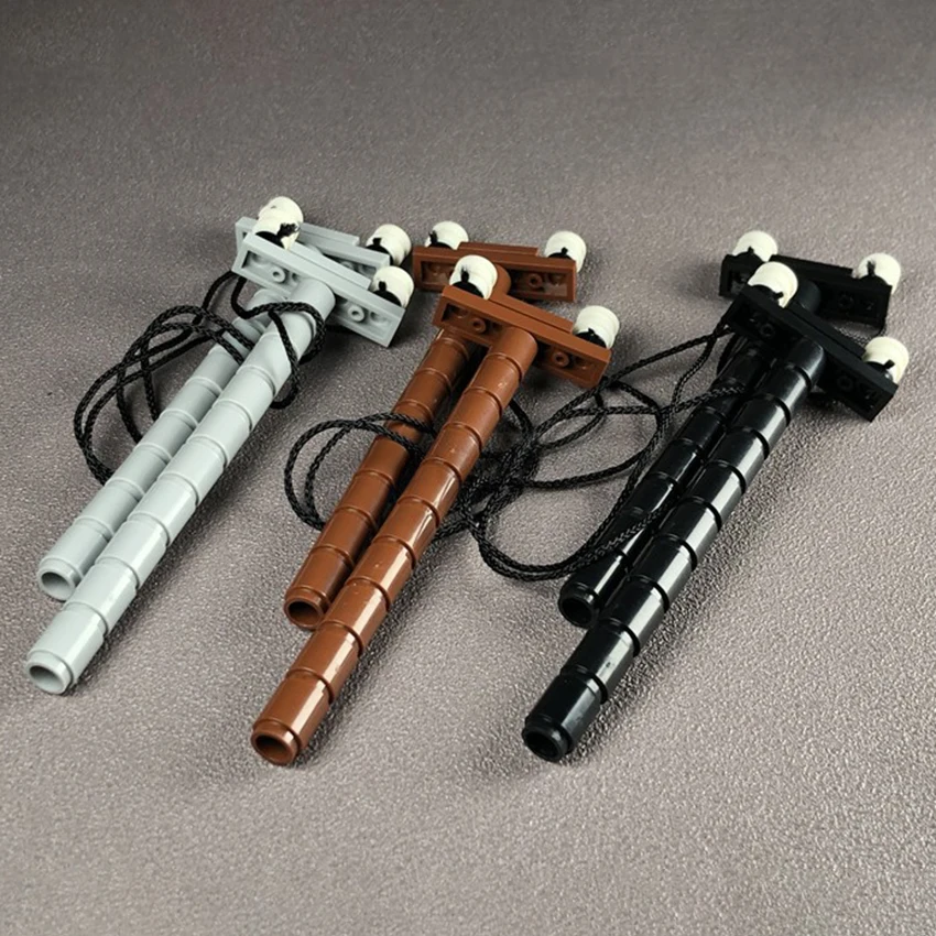 Legoinglys City Street Road MOC Accessories Wire Pole Wire Building Blocks Set Bricks DIY Kids Educational Toys (5)