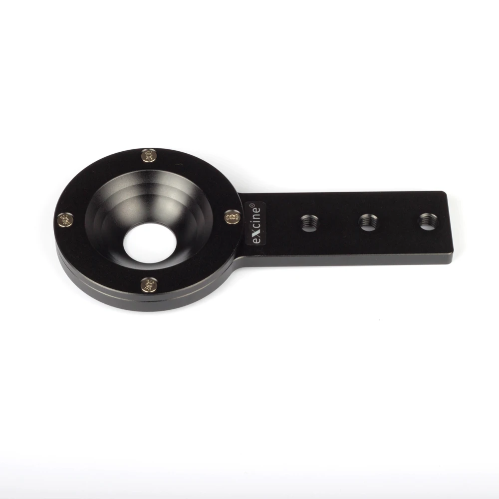 Adaptador Plano com Meia Bola 75 mm tipo Berço Conversor fr Vídeo Câmera Guindaste Tripé Fluido Trilho - Image 3
