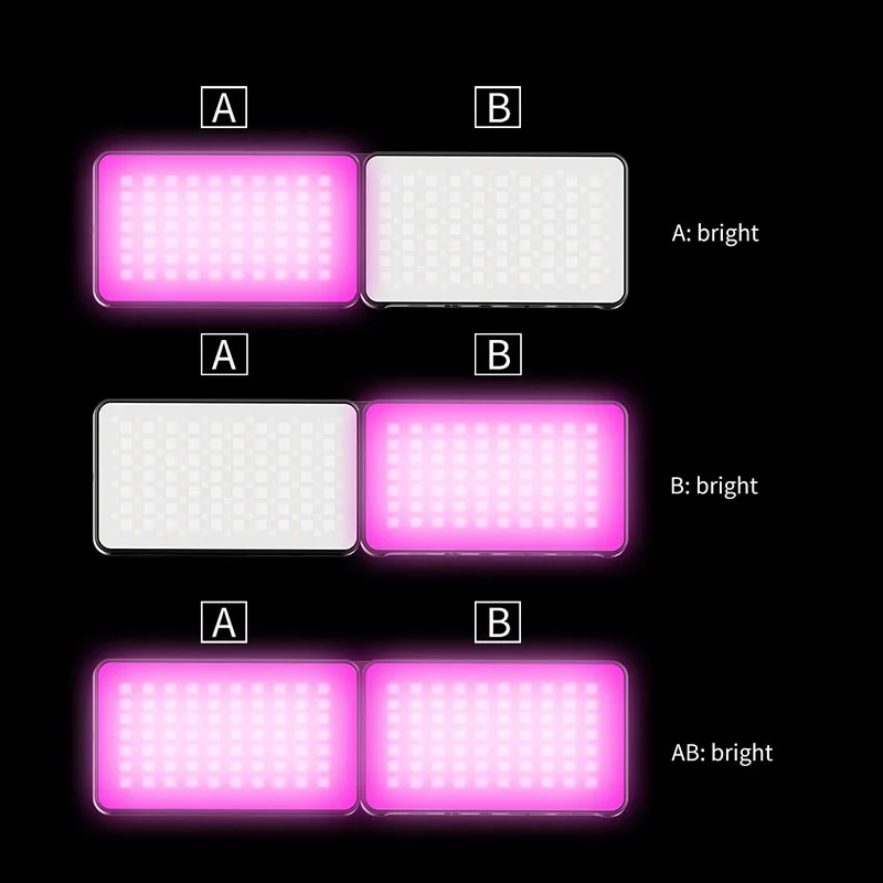 VIJIM R316 Foldable RGB LED Video Light 2600K