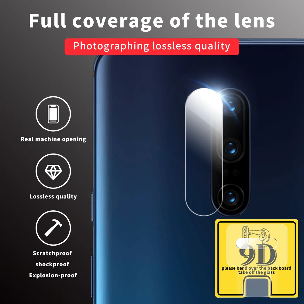9D Tempered Glass HD Back Camera For 1+ 6 6T 5 5T 3 3T Lens Film Full Cover Protector Oneplus 7 7Pro 7T Pro | Мобильные телефоны и