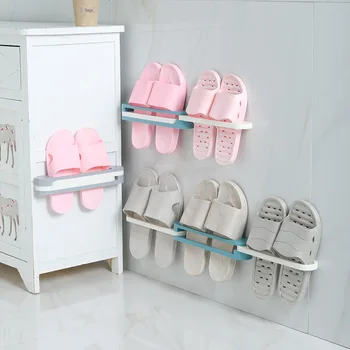 

Three-in-one shoe rack durable folding shoes storage rack footwear support slot space-saving bathroom living room bracket shoes