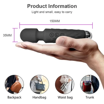Mini Powerful Vibrator Sex Toys for Woman AV Magic Wand Vibrators Clitoris Stimulator Masturbator Dildo Erotic Toys for Adult 18 4