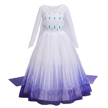 

Fantasia Roupa Elsa 2 Dress for Girls Fantasy Girls Red Cloak Cosplay Party Princess Dress up Kids Halloween Carnival Costume