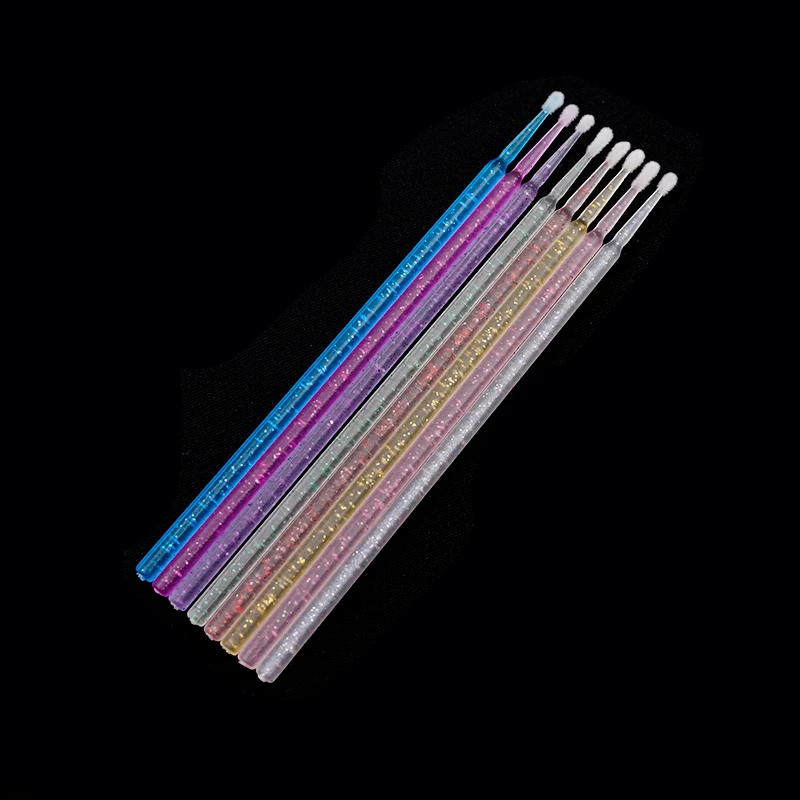 100PCS/Lot Disposable Eyelash Brushes Swab Eyelash Extension Applicators disposable applicators brush