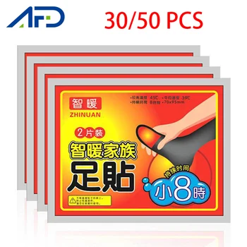 

30PCS/50PCS Foot Warmer Sticker Self Adhensive Heating Pads Foot Patches Winter Warming Products for Men Women