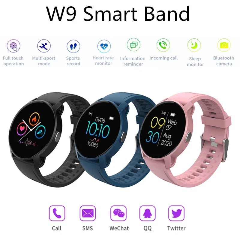 Sleep Quality Monitor Call Display Alarm Cycle Full Touch Waterproof Bluetooth Smart Watch For Android HTC Samsung IPhone IOS