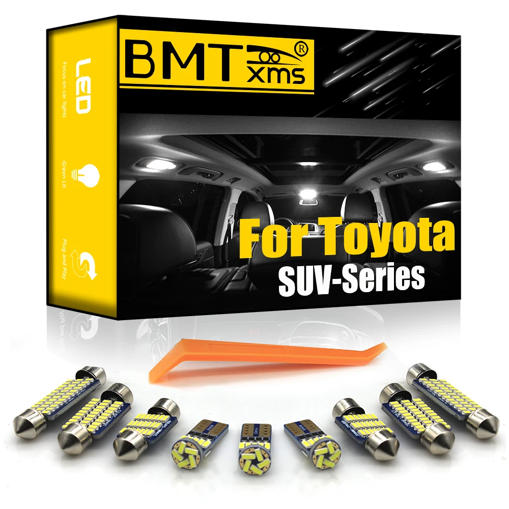 BMTxms для Toyota Land Cruiser 80 100 200 Prado 120 180 FJ CHR RAV4 Highlander Venza 4Runner светодиодная интерьерная с
