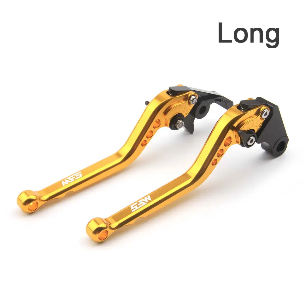 CNC тормозные рычаги сцепления ручка для Honda CBR500R CB500F CBR300R CB300F MSX125 CBR250R CB300R Тормозные Рычаги мотоцикла - Цвет: Long-Gold
