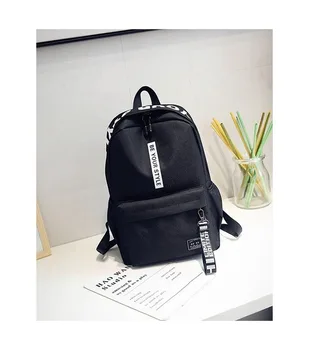 

Backpack Nylon Solid Backpack Outdoor Causal School Bag for Teenagers Female Rucksack Large Capacity Travel bag Laptop Backpack