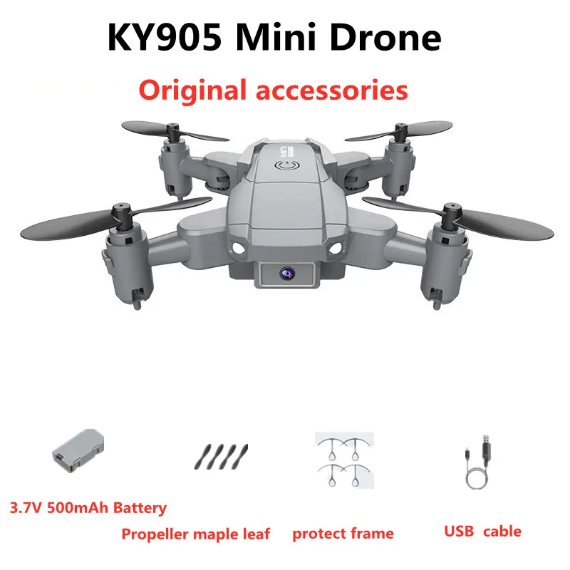 KY905 мини беспилотный аккумулятор оригинальные аксессуары 3,7 V 500Mah/Лопасти пропеллера/USB линия/для KY905 части дрона KY905 батарея