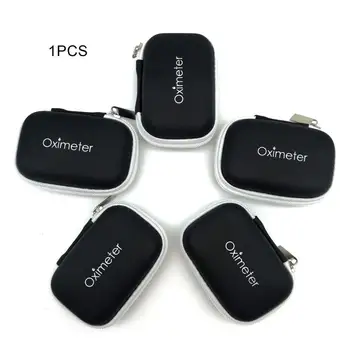 

2020 New Potable Neutral Finger Pulse Oximeter Storage Bag Blood Oximeter Zipper Bag Protect Box Case