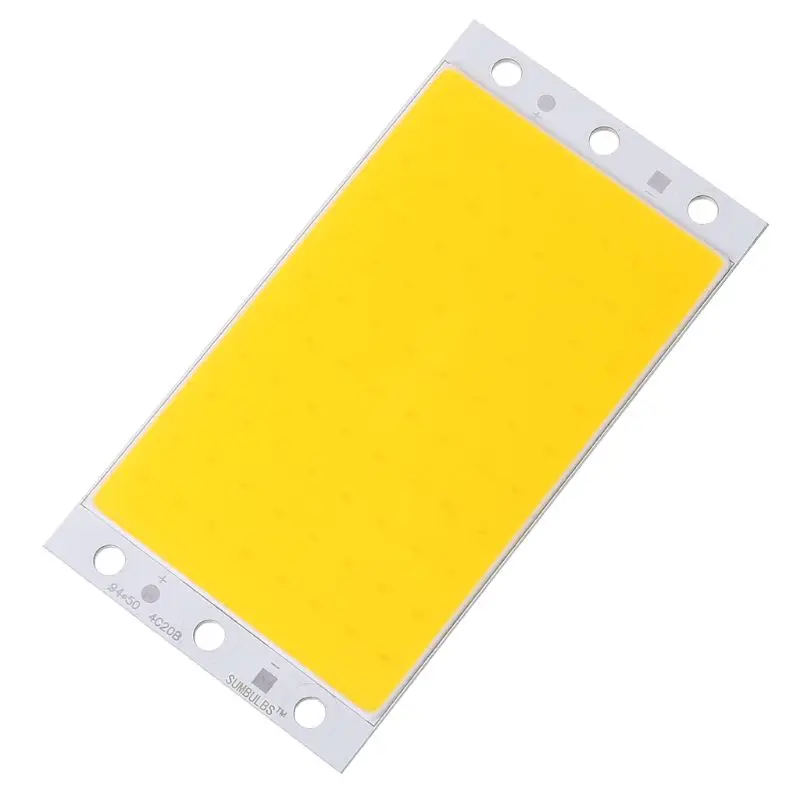 94x50 мм COB панельный светильник DC12-24V светодиодные полосы формы лампы 15 Вт высокой яркости светодиодный светильник доска E65B
