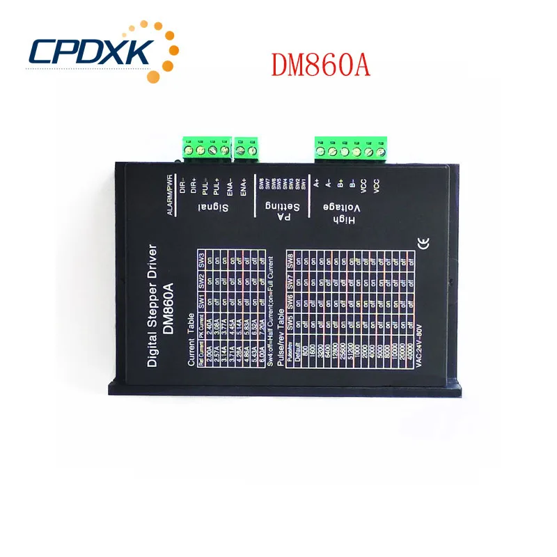 

high quality stepper motor driver DM860A suitable for 86HS 1.8 2-phase stepper motor